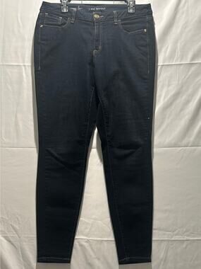 Lane Bryant 14 Dark Wash Skinny Jeans Stretch NWT